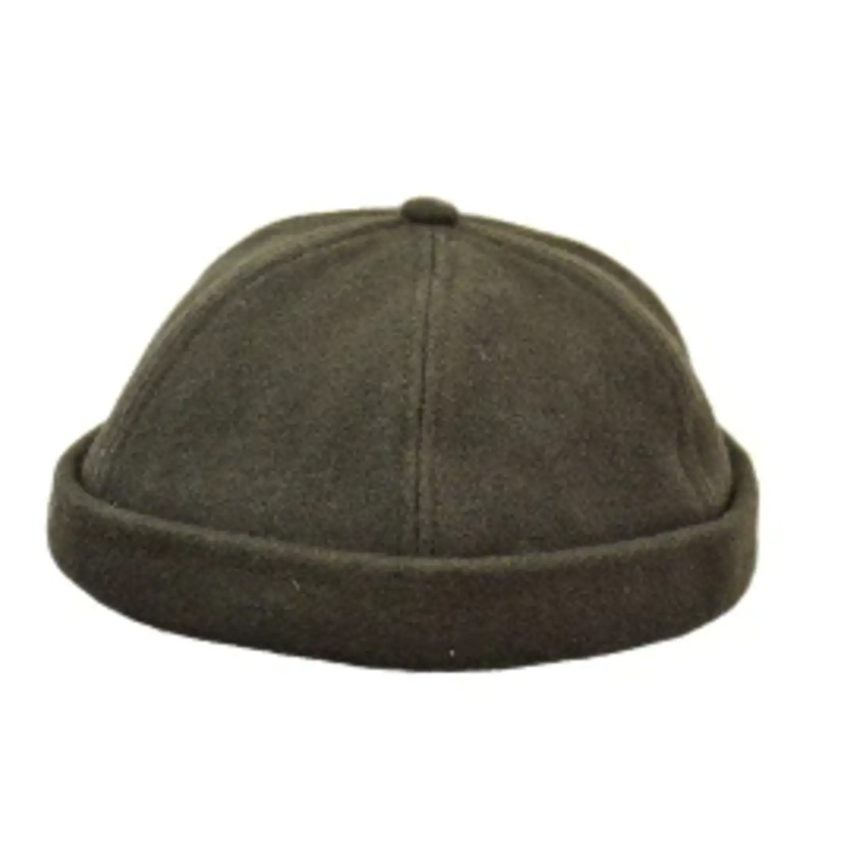 Crown Cap F24 011F Melton Wool Beanie