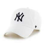 47 Brand Clean up Cap MLB New York Yankees ALT White
