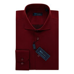 Blu-360M Miami Non-Iron Dress Shirt 49-Burgundy