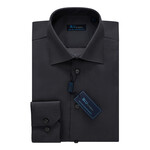 BLU-360 by Polifroni Non-Iron Dress Shirt - 34-Charcoal
