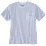 Carhartt Carhartt S24 106145 Pocket T-Shirt HF5 Fog Blue Stripe