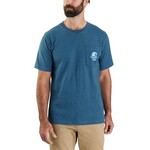 Carhartt Carhartt S24 106147 SS Graphic T-Shirt HF1 Deep Lagoon Heather