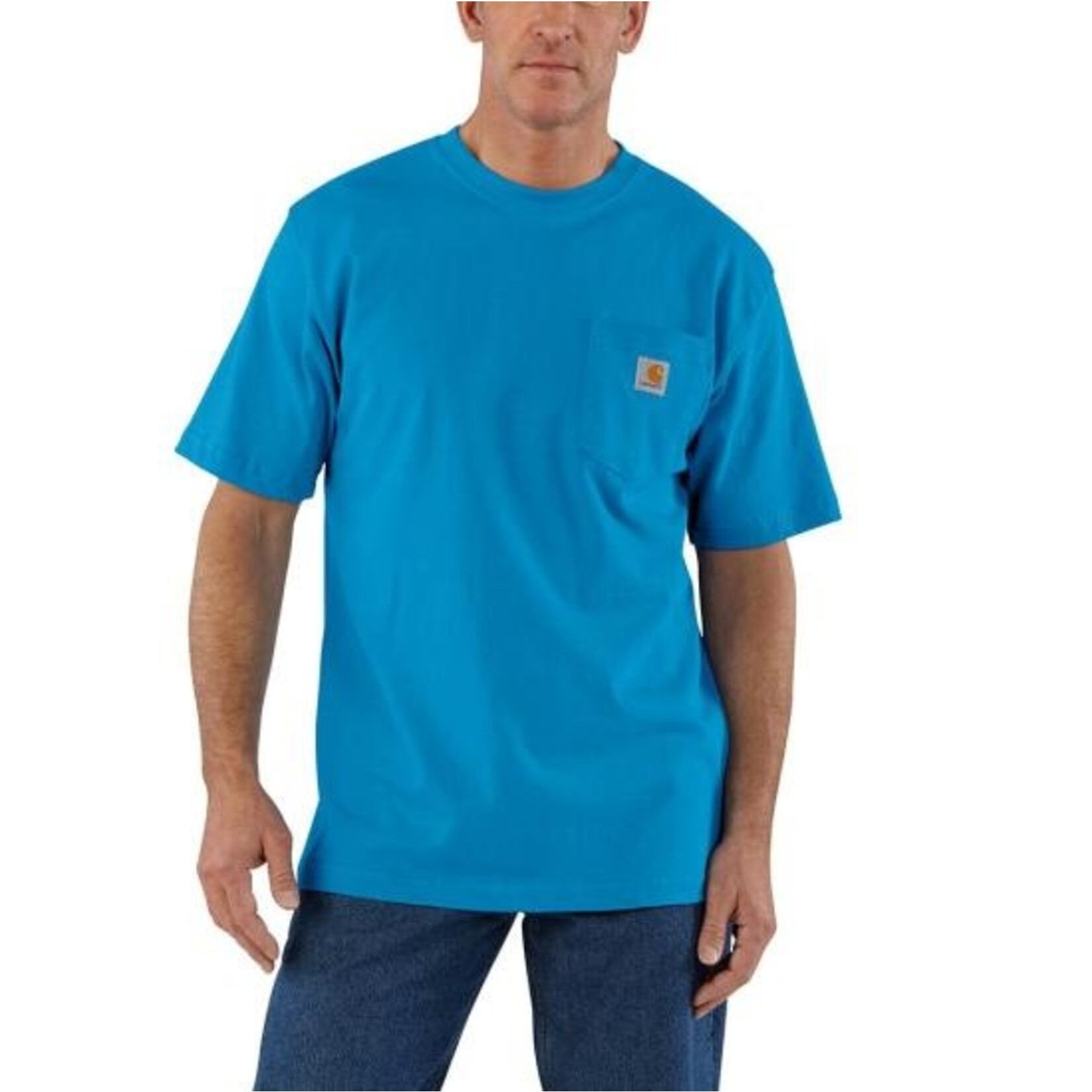 Carhartt Carhartt K87 SS Pocket T-Shirt HF2 Atomic Blue