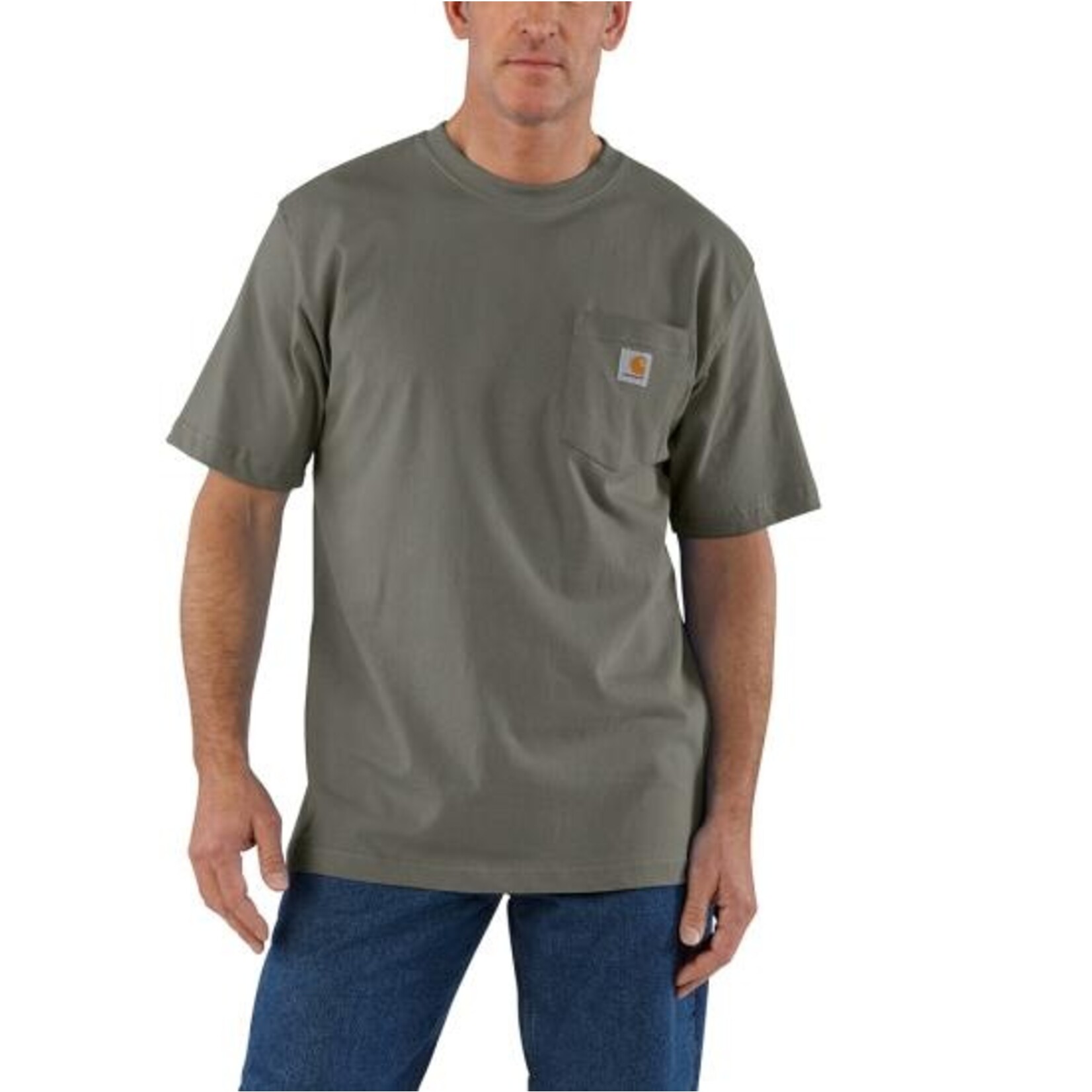 Carhartt Carhartt K87 SS Pocket T-Shirt DOV Dusty Olive