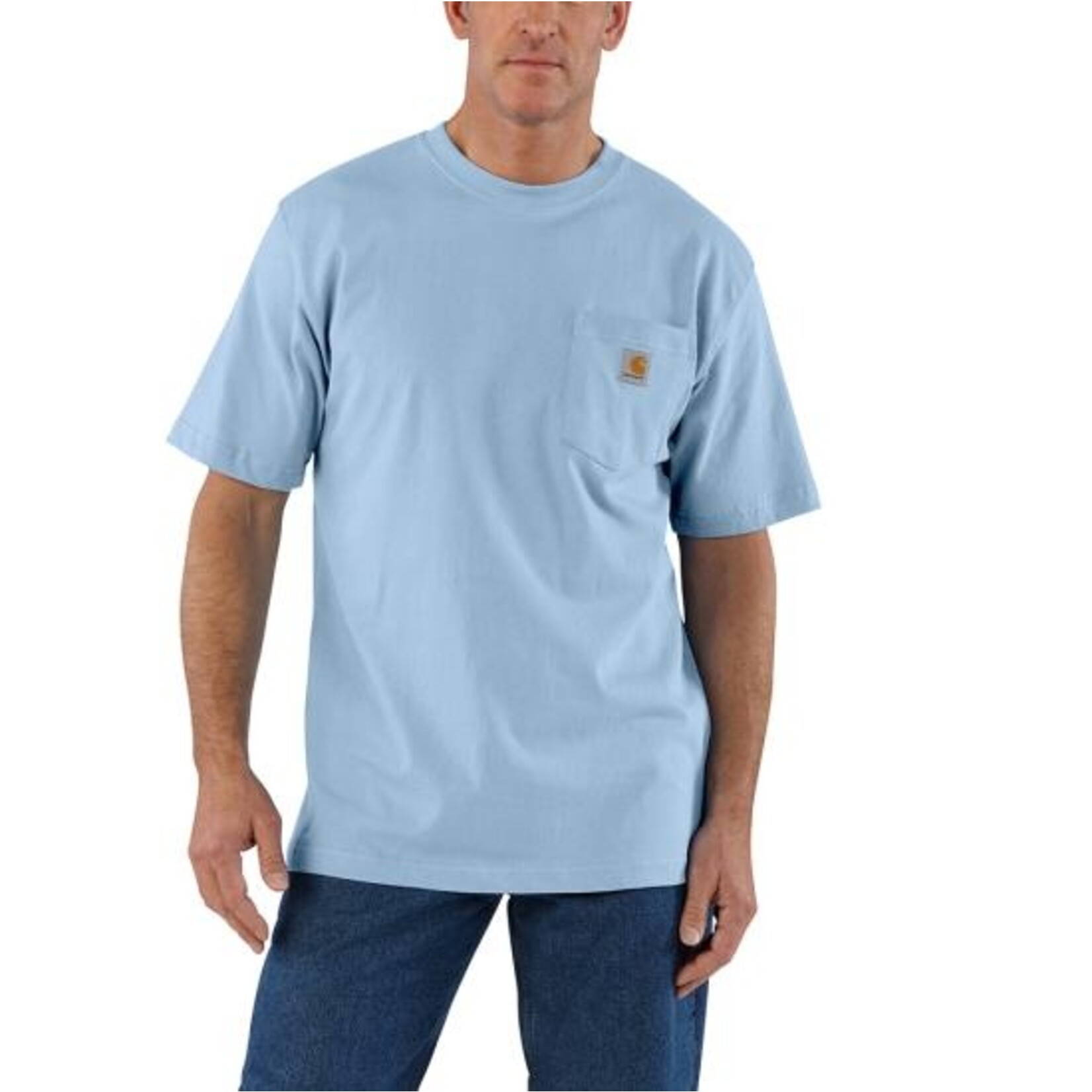 Carhartt Carhartt K87 SS Pocket T-Shirt HC5 Fog Blue