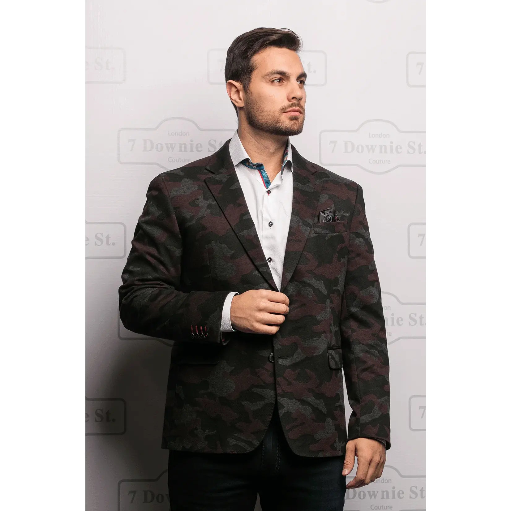 7 Downie St. Camo Sport Jacket