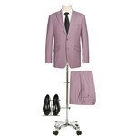 Renoir Slim Fit Suit 201-12 Rose