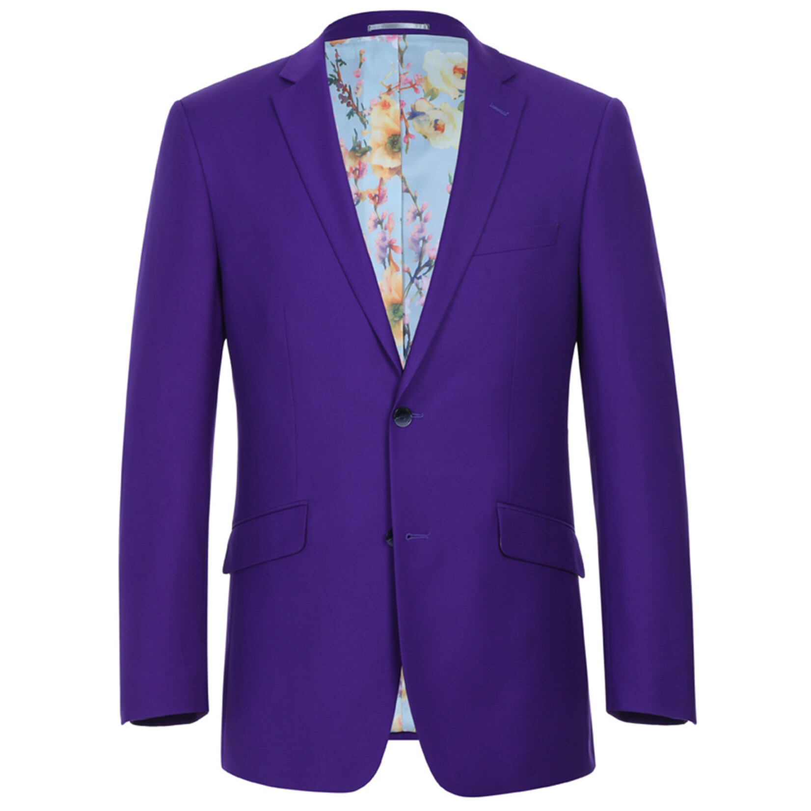 Renoir Slim Fit Suit 201-68 Purple WEB ONLY