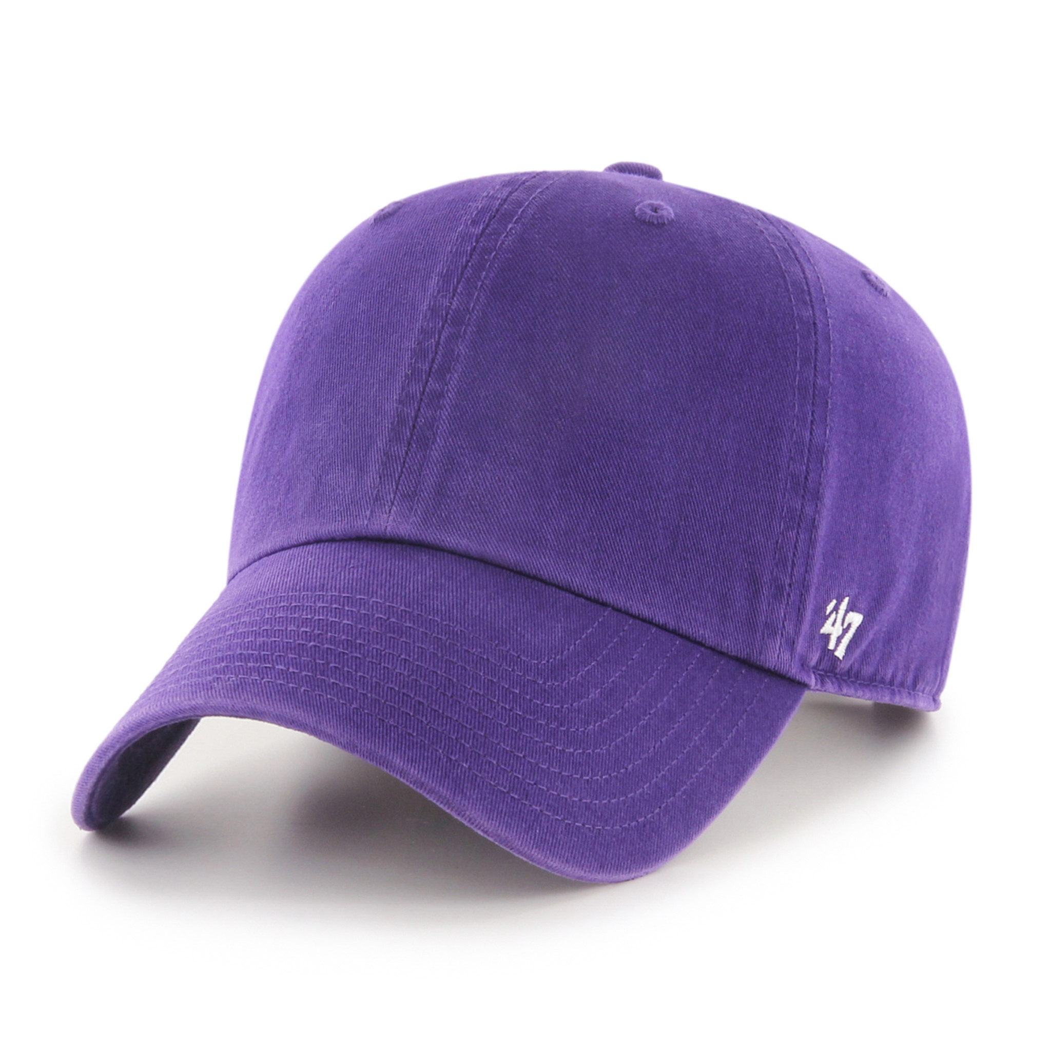 47 Brand Classic Clean up Baseball Cap Purple Baker Street Menswear