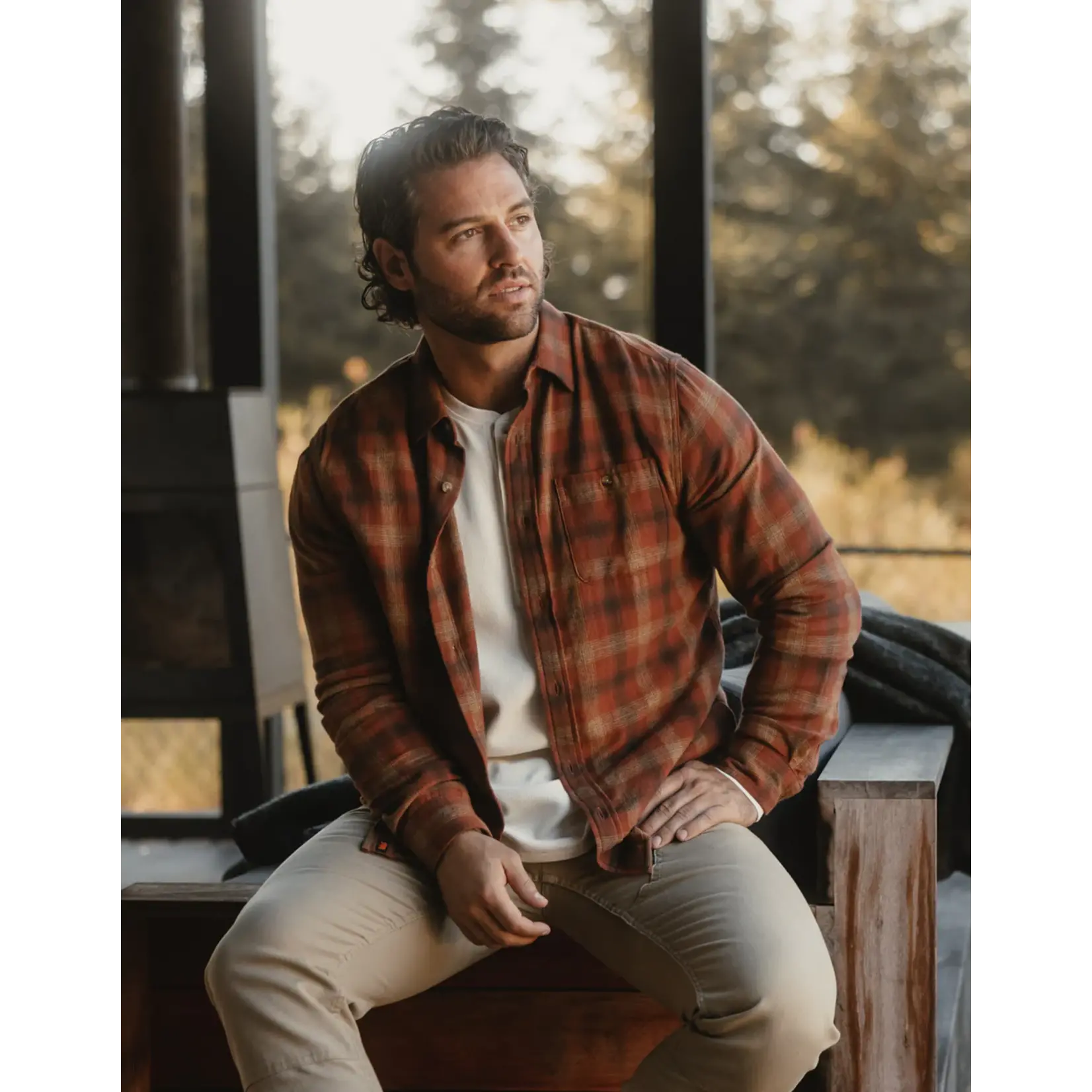 Normal Brand F24 F1WHUDSN LS Flannel Shirt