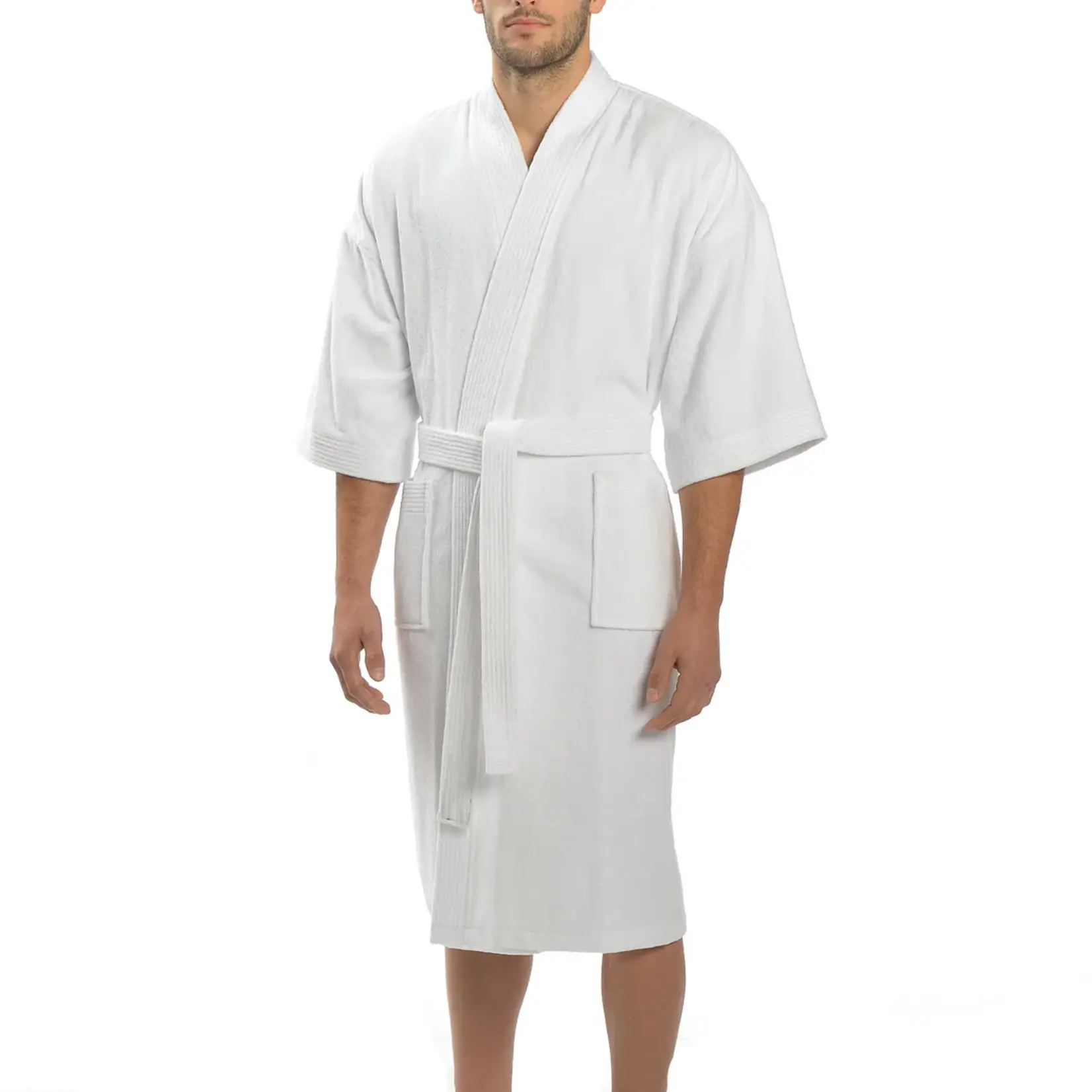 Majestic Velour Terry Kimono Robe
