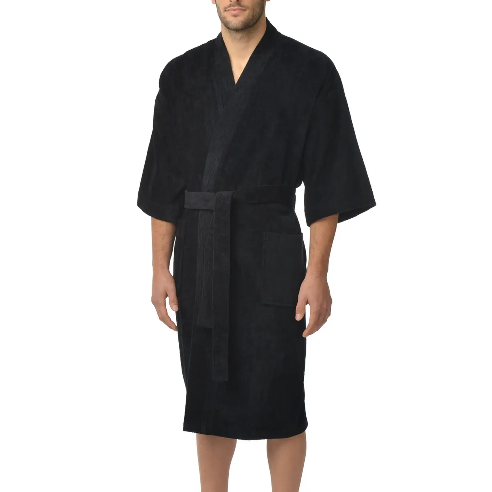 Majestic Velour Terry Kimono Robe