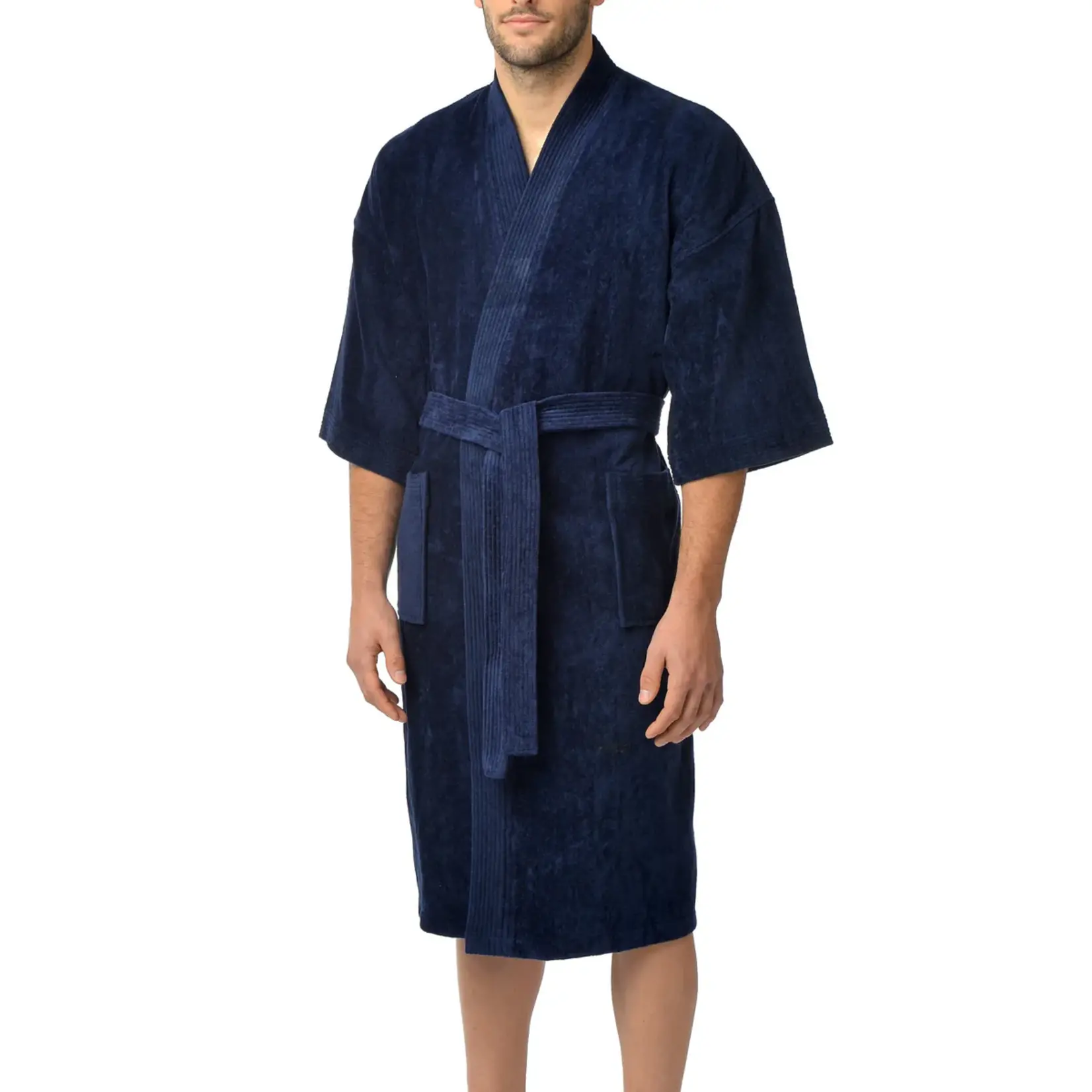 Majestic Velour Terry Kimono Robe