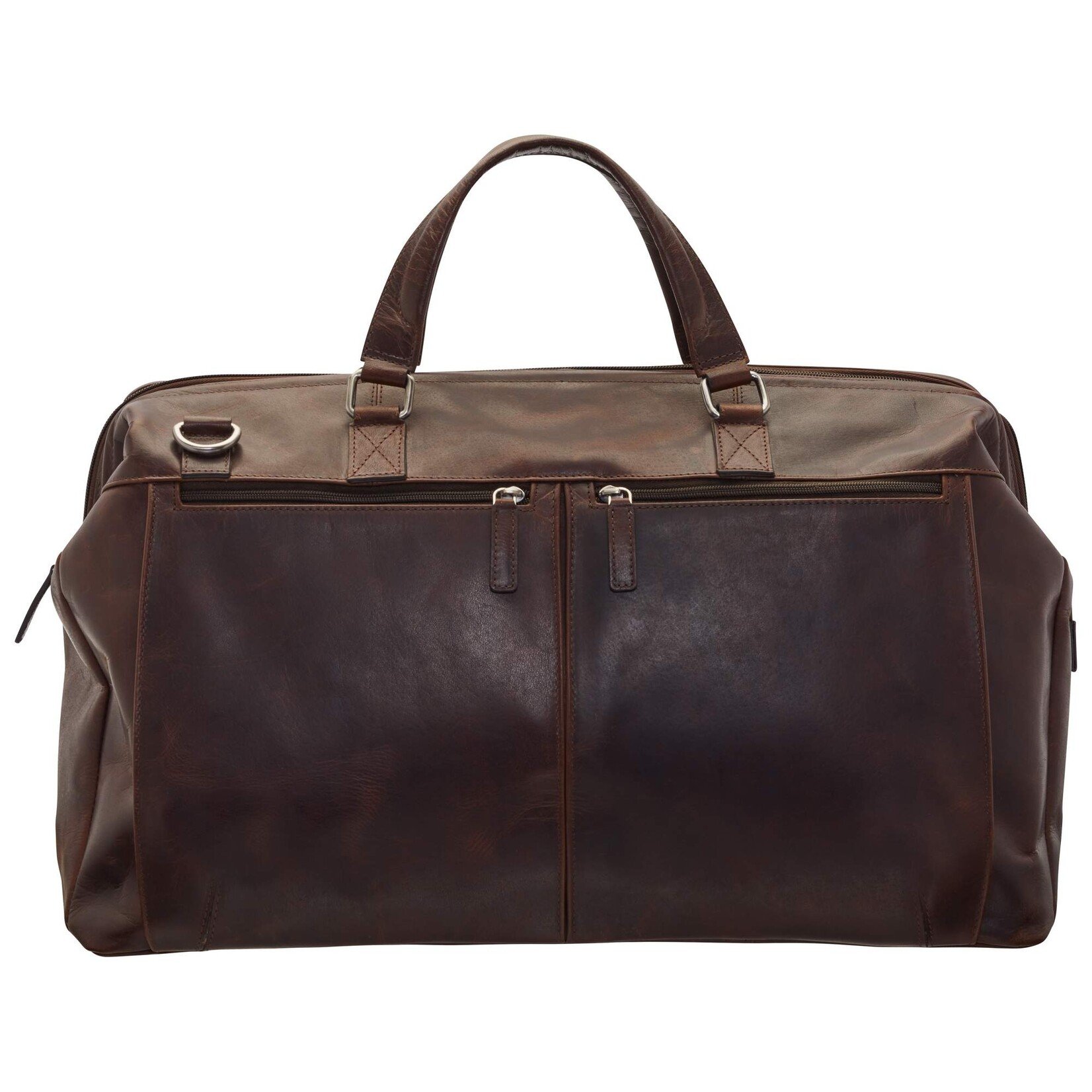 Mancini 99-5477 Leather Carry On Brown