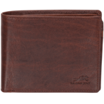 Mancini 99-54153 RFID Centre Flap Billfold Brown