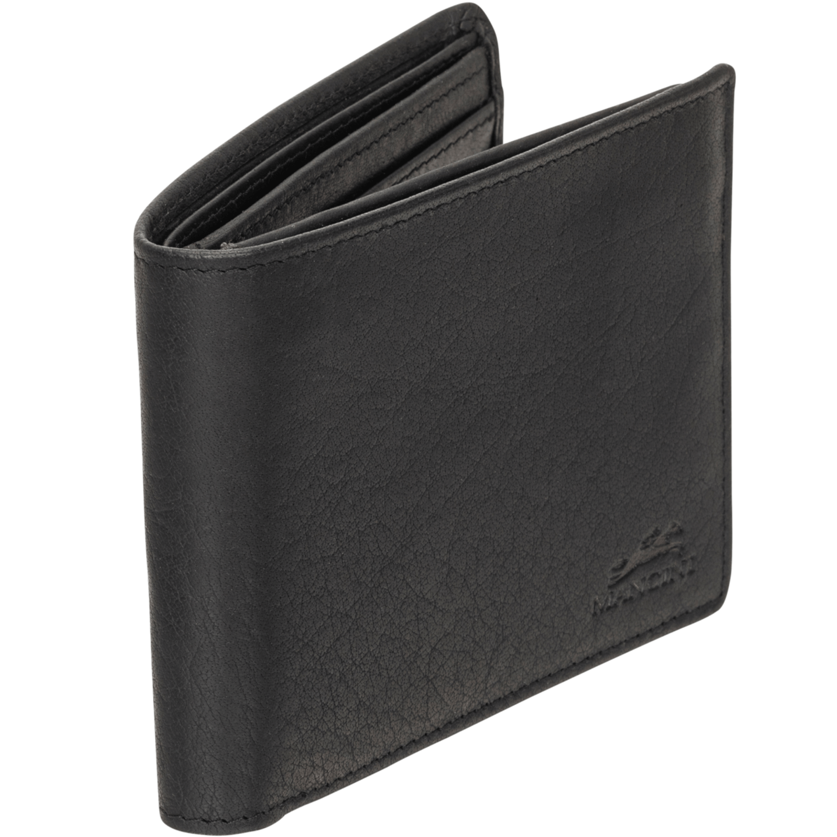 Mancini 99-54153 RFID Centre Flap Billfold Black