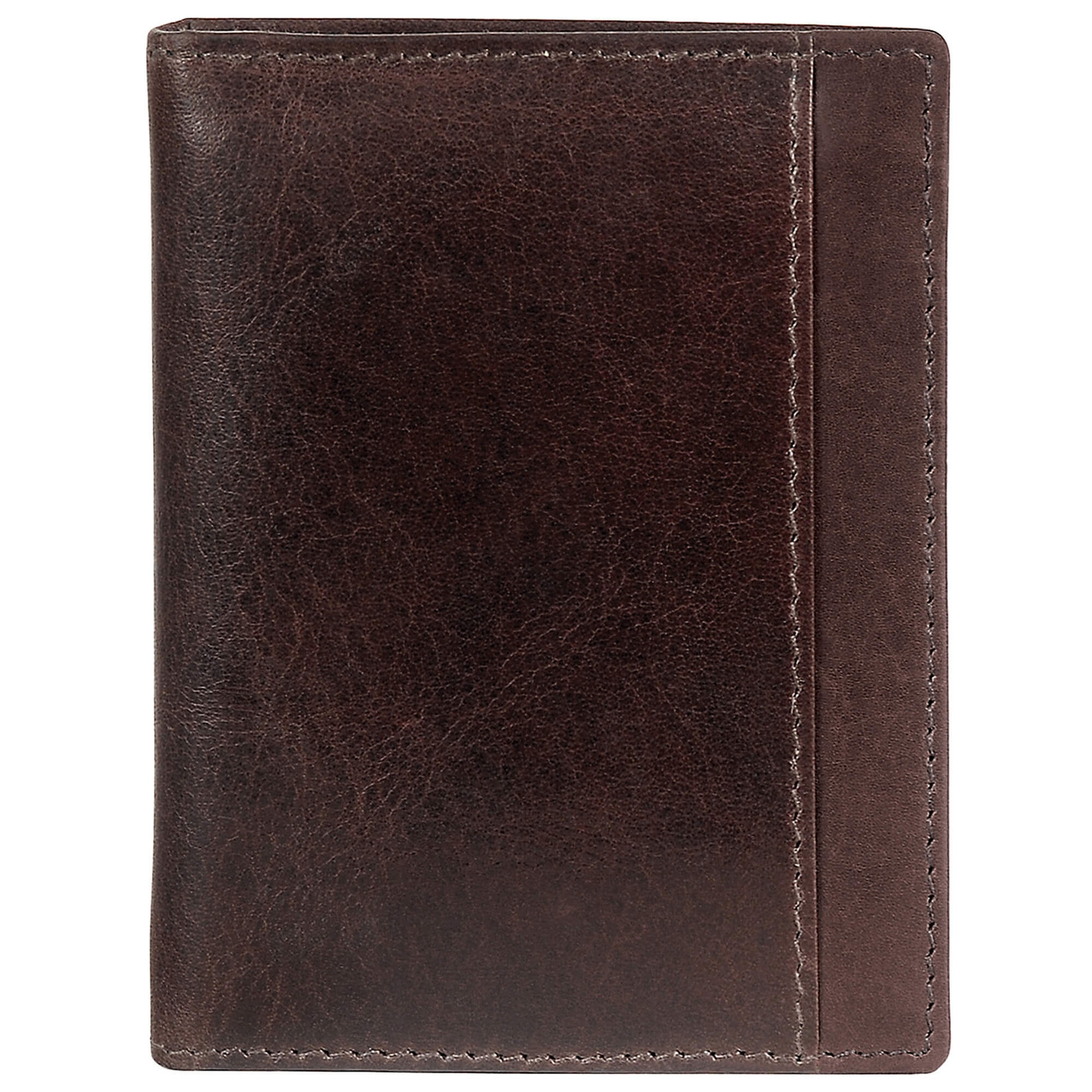 Mancini 8700853 Vertical Wing Wallet - Brown
