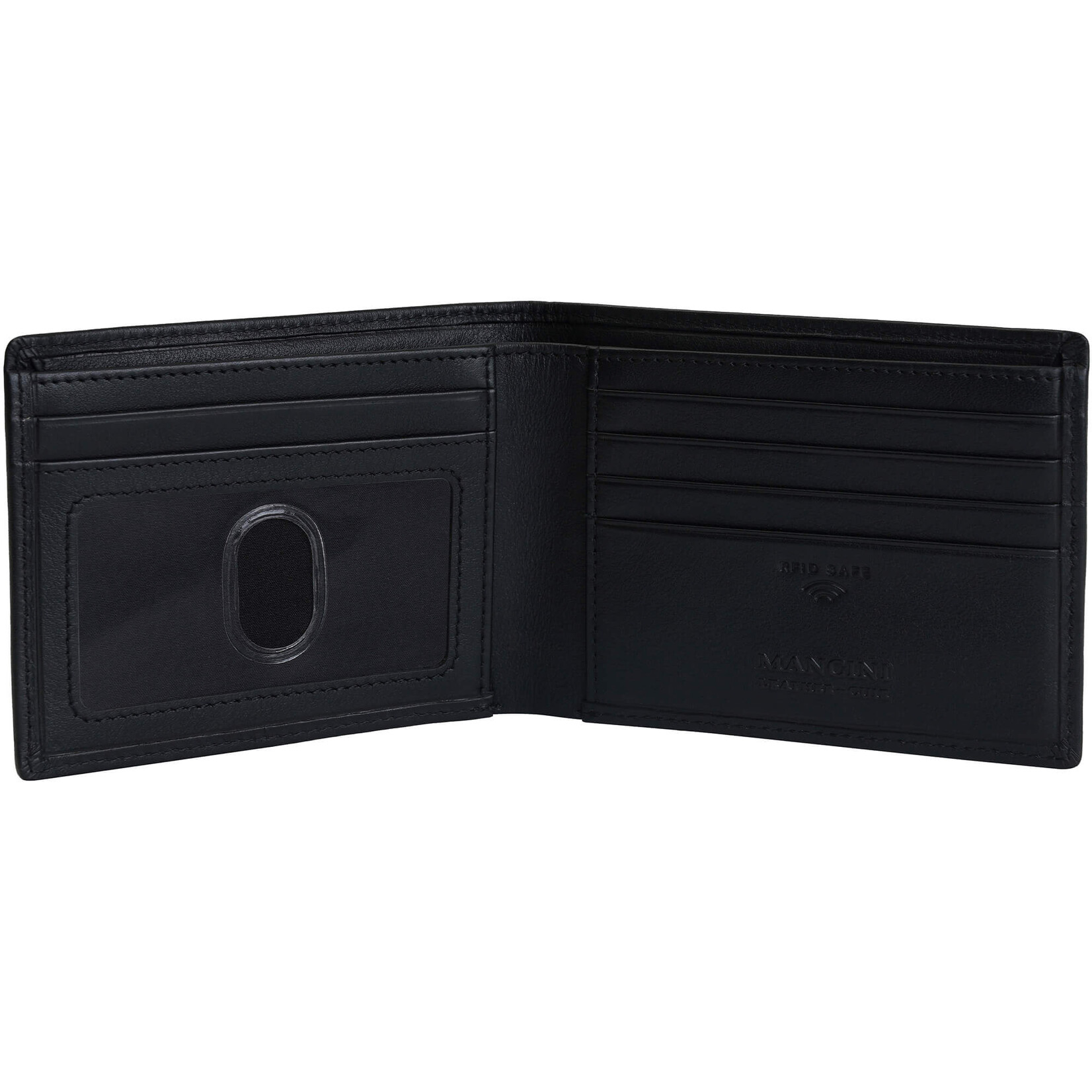 Mancini 6800152 Classic Billfold - Black