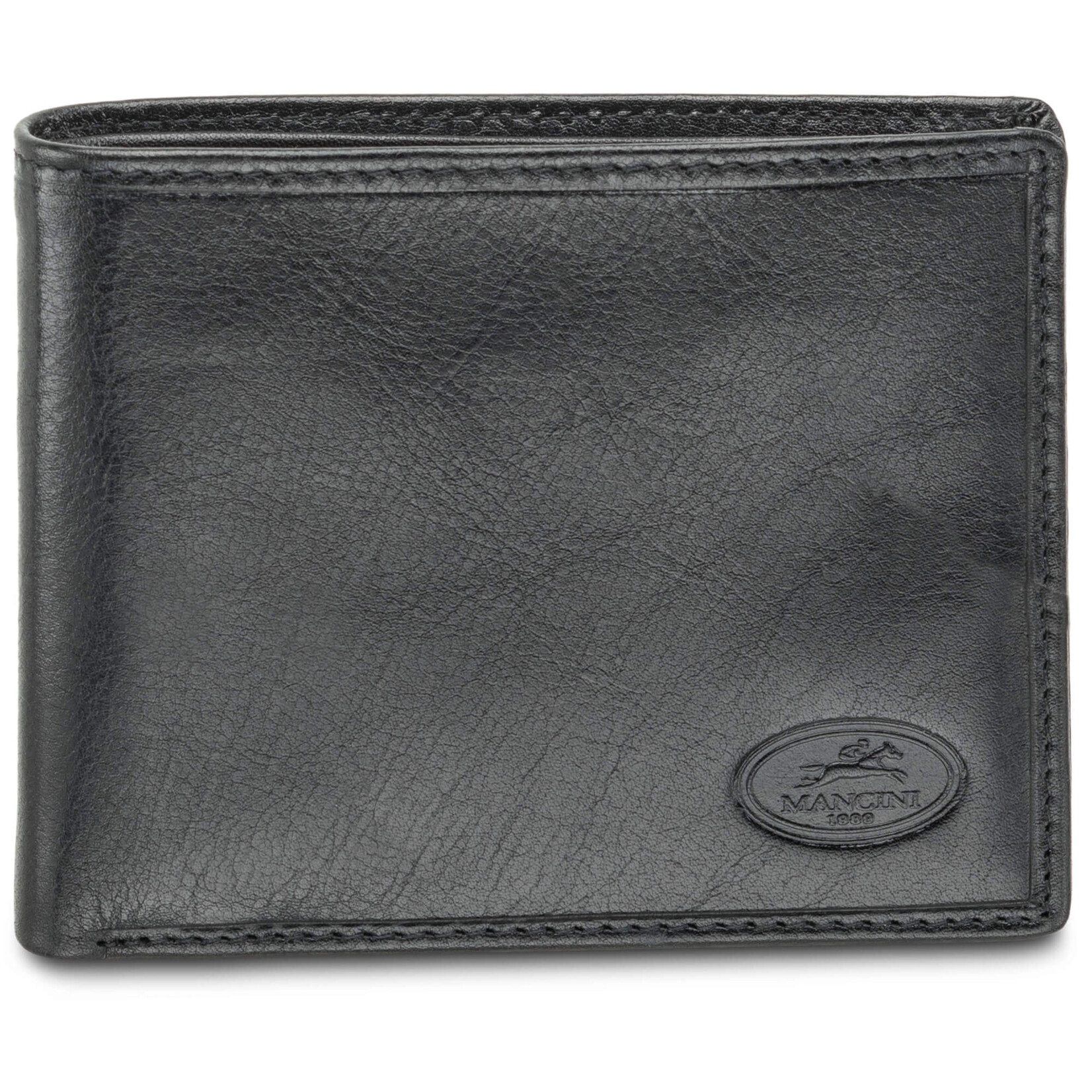 Mancini 52152 Classic Billfold Wallet - Black
