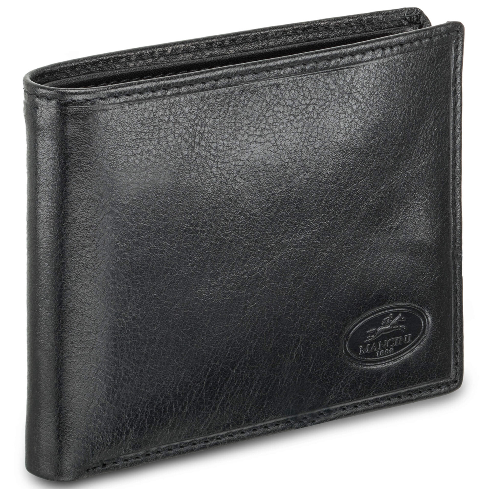 Mancini 52152 Classic Billfold Wallet - Black