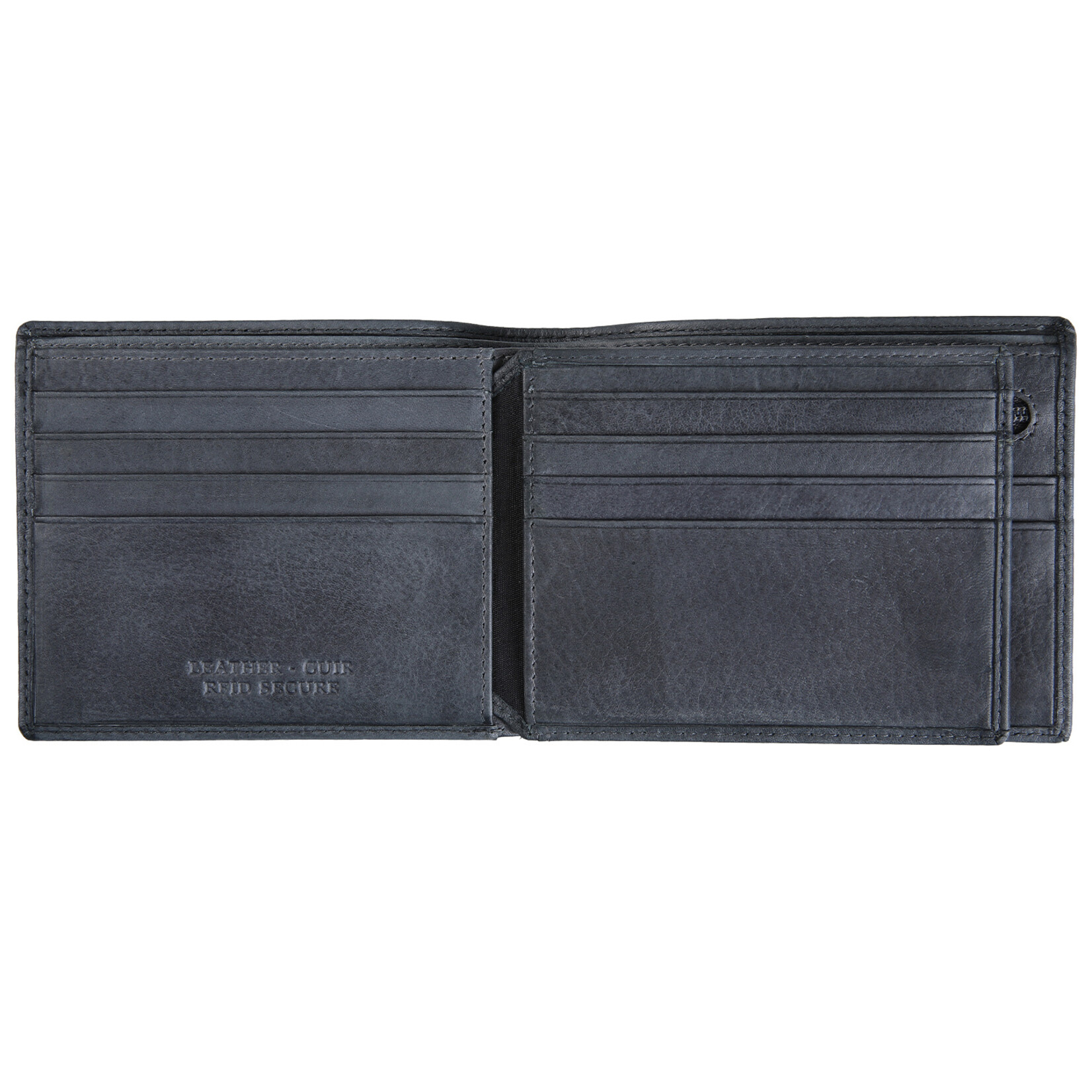 Mancini 2020183 Middle Wing Zipper pocket Grey