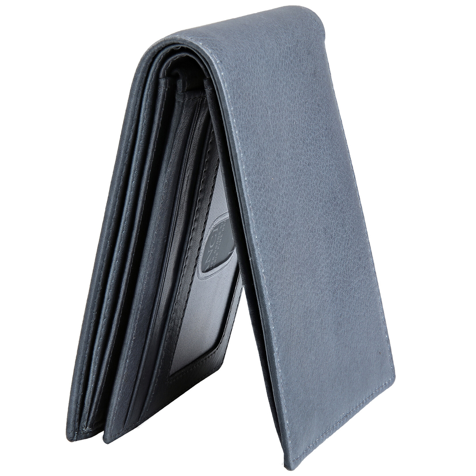 Mancini 2020183 Middle Wing Zipper pocket Grey