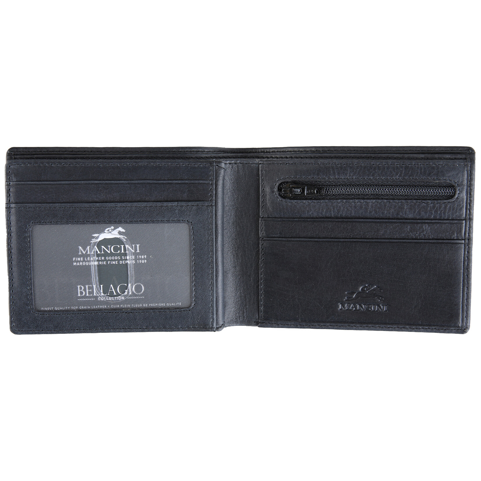 Mancini 2020183 Centre Wing w/coin pocket Black