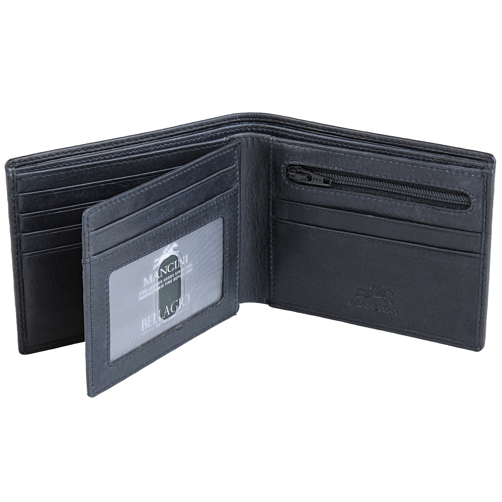 Mancini 2020183 Centre Wing w/coin pocket Black