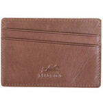 Mancini 2020111 Slim RFID Card Case - Brown