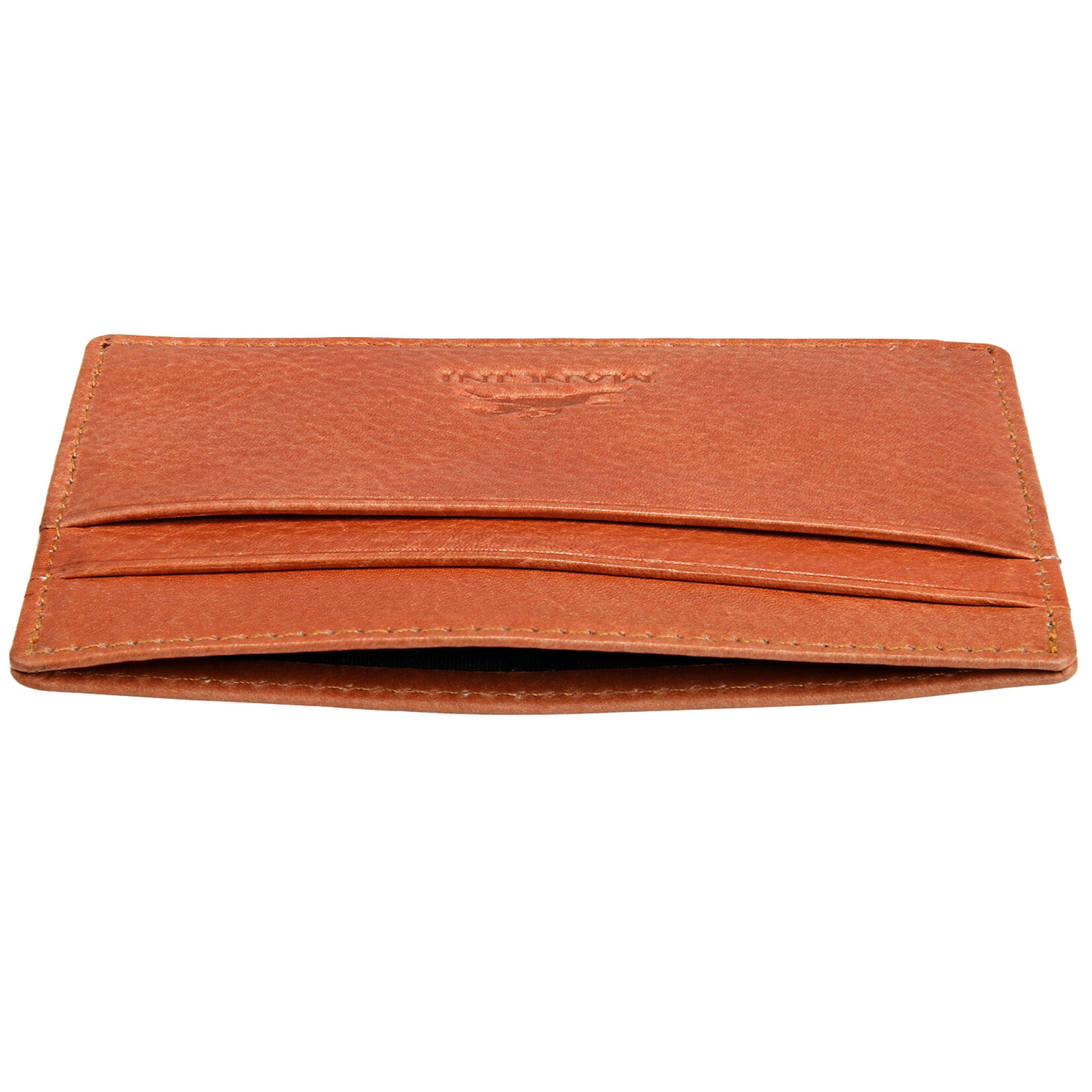 Mancini 2020111 Slim RFID Card Case - Cognac