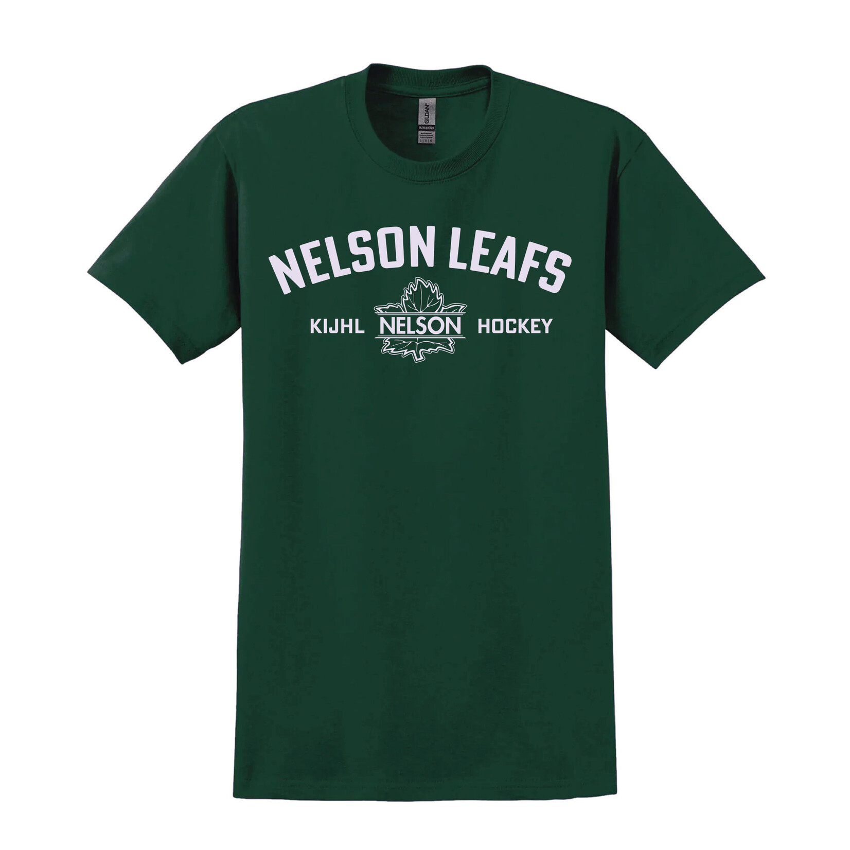 Nelson Leafs Nelson Leafs Heavy Cotton T-Shirt - Forest Green