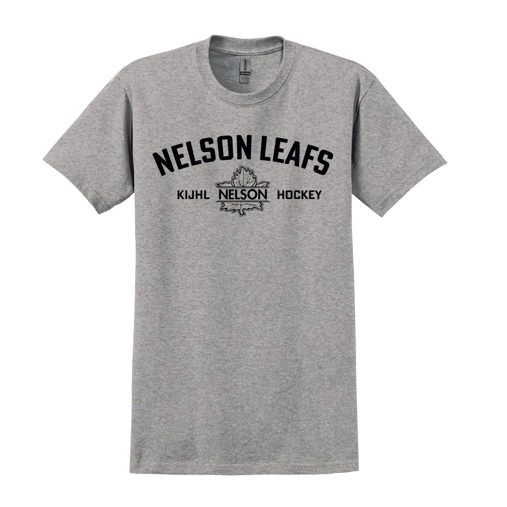 Nelson Leafs Nelson Leafs Classic Print T-Shirt - Sport Grey