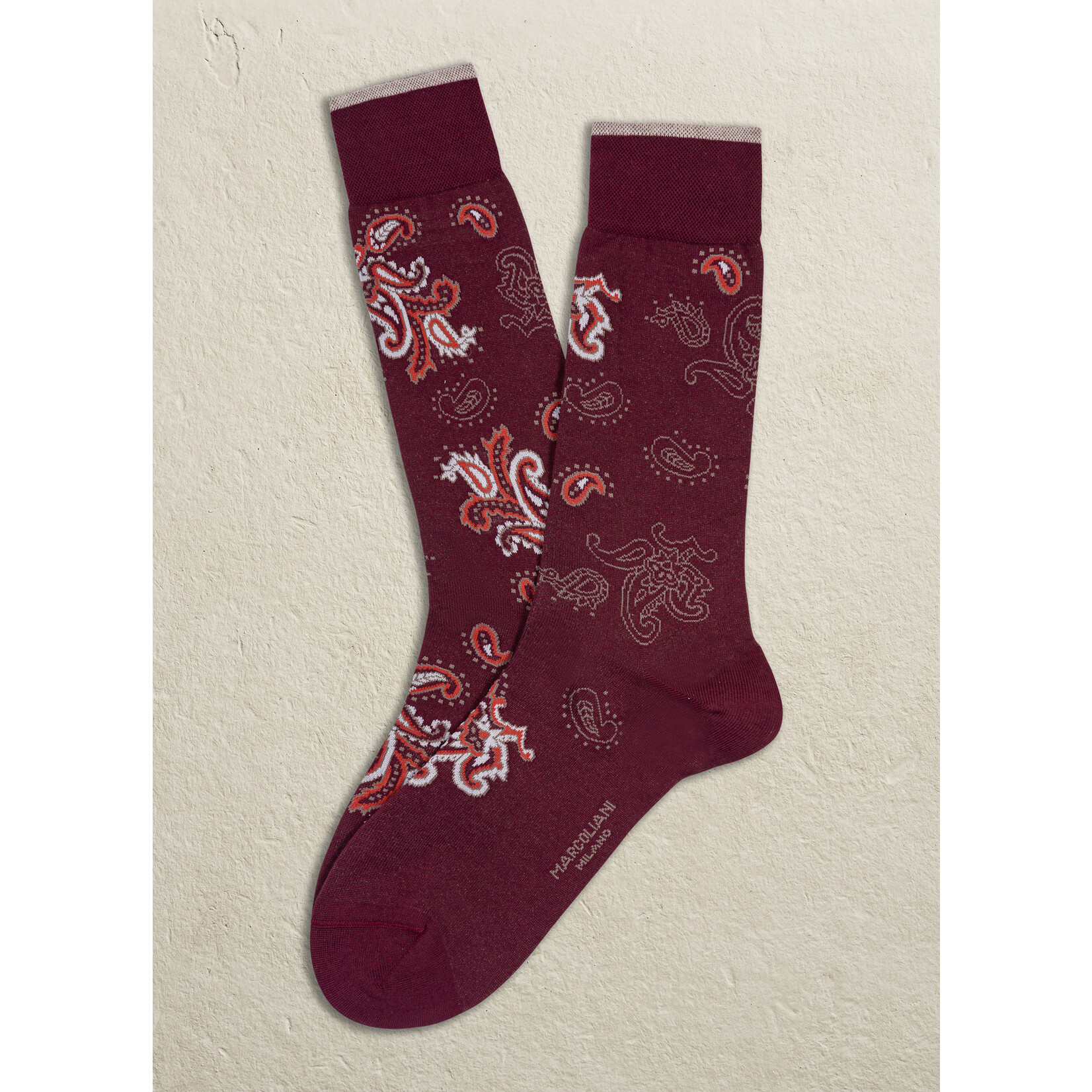 Marcoliani F24 MAR4546T Sock 037 Burgundy