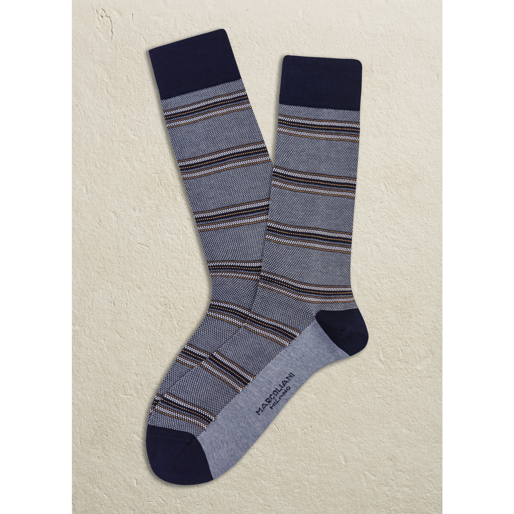 Marcoliani F24 MAR4719T Sock 247 Denim Blue