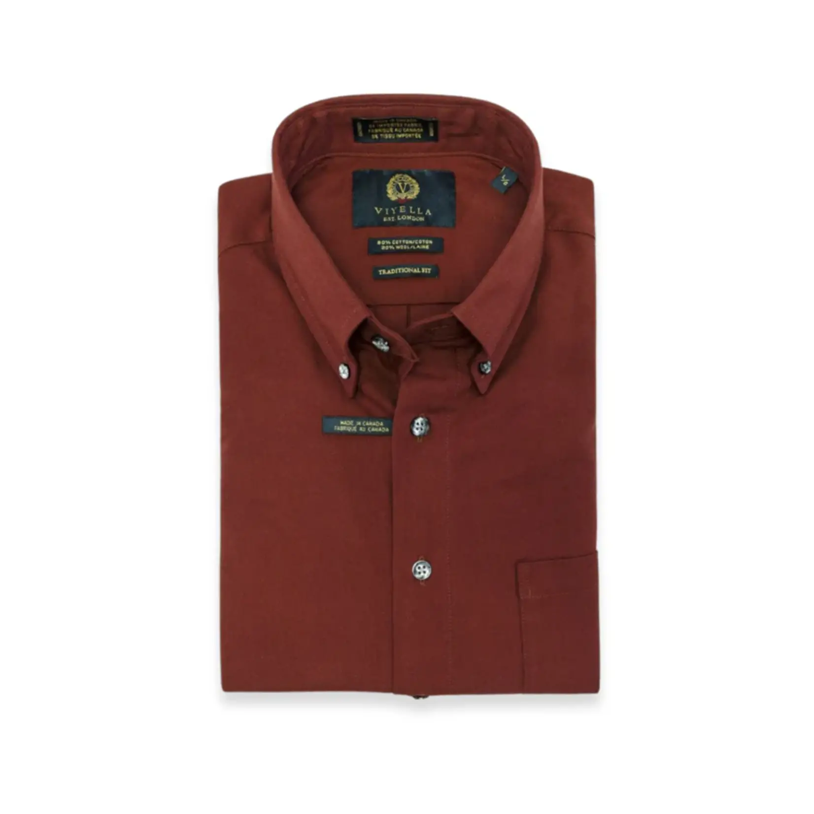 Viyella 255401 80% Cotton 20% Wool L/S Sprtsht