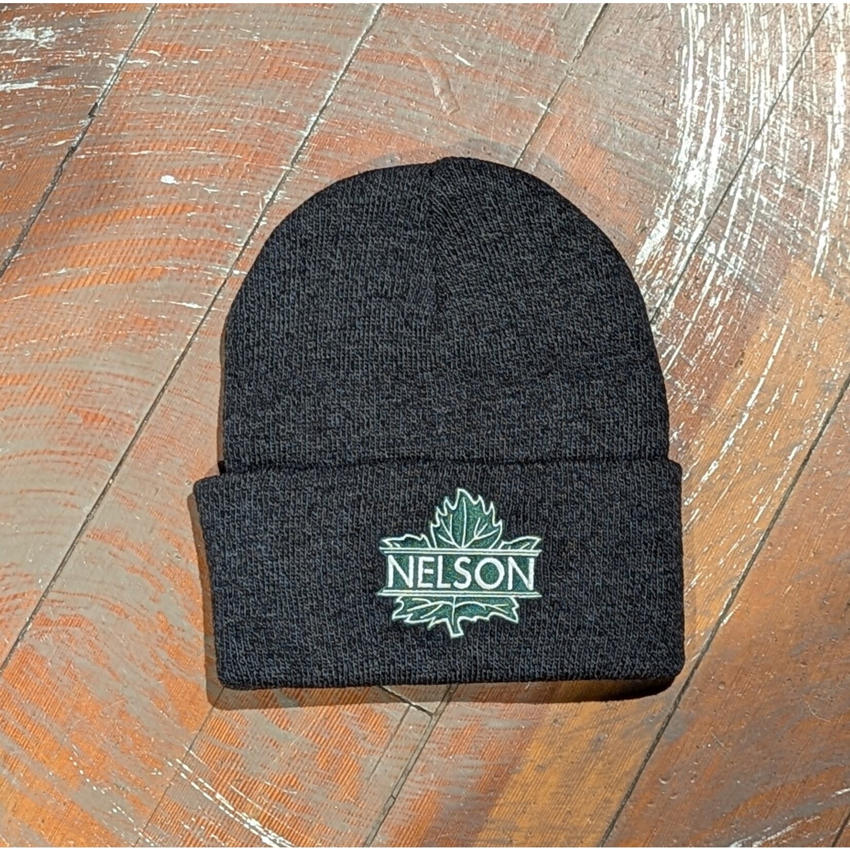 Nelson Leafs Nelson Leafs Cuff Toque - Black Heather