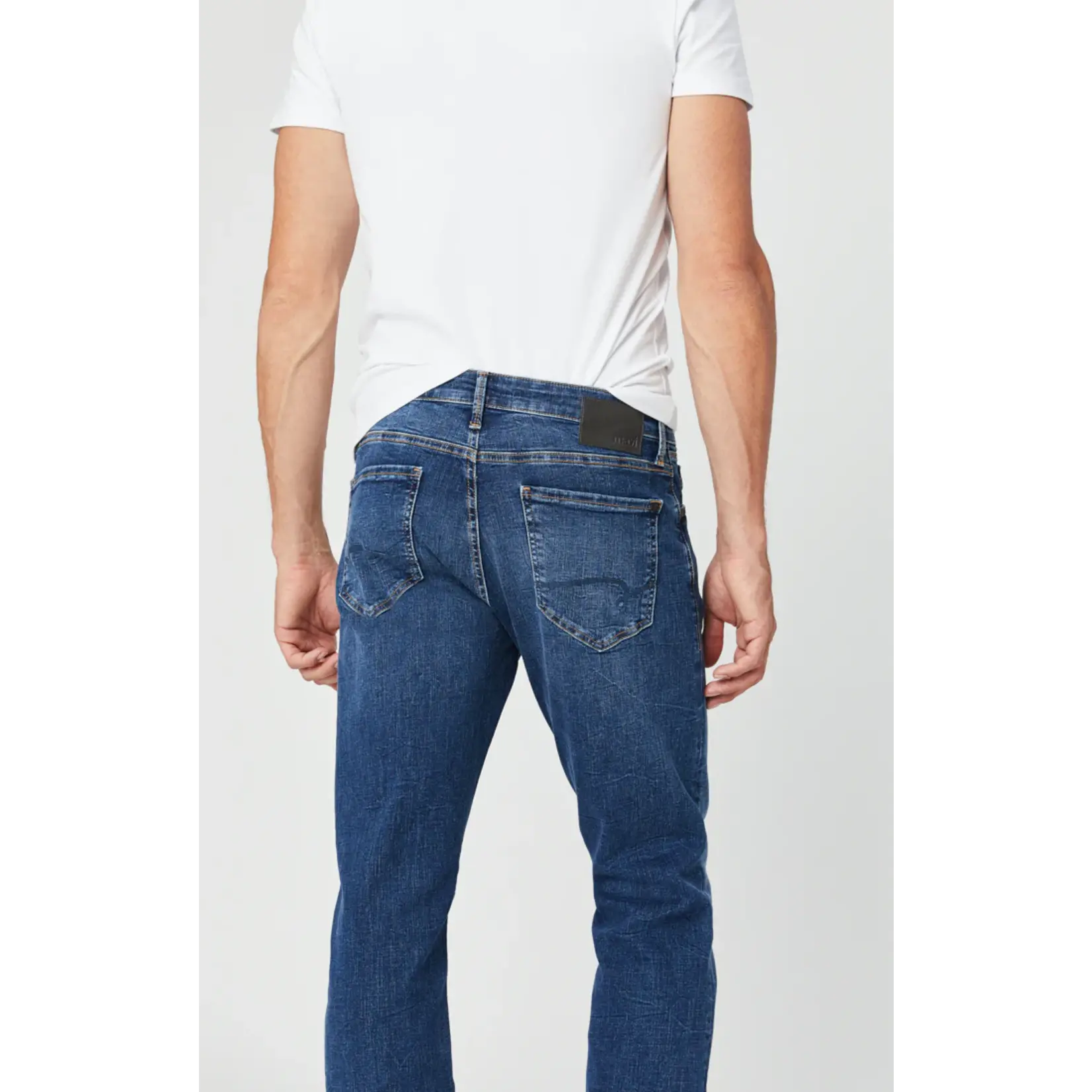 Mavi Mavi Zach M0045331645 Mid Blue Organic Move Jean