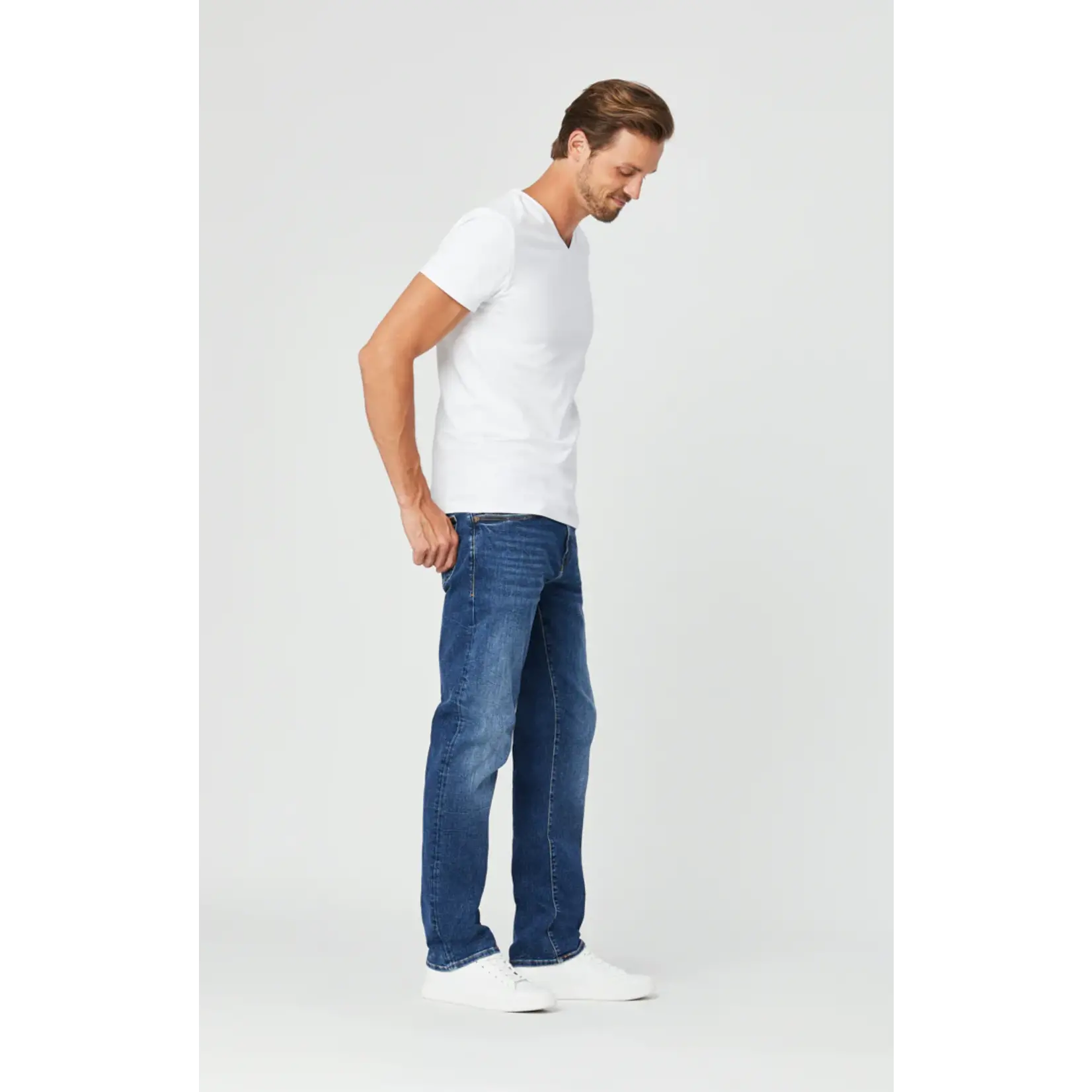 Mavi Mavi Zach M0045331645 Mid Blue Organic Move Jean