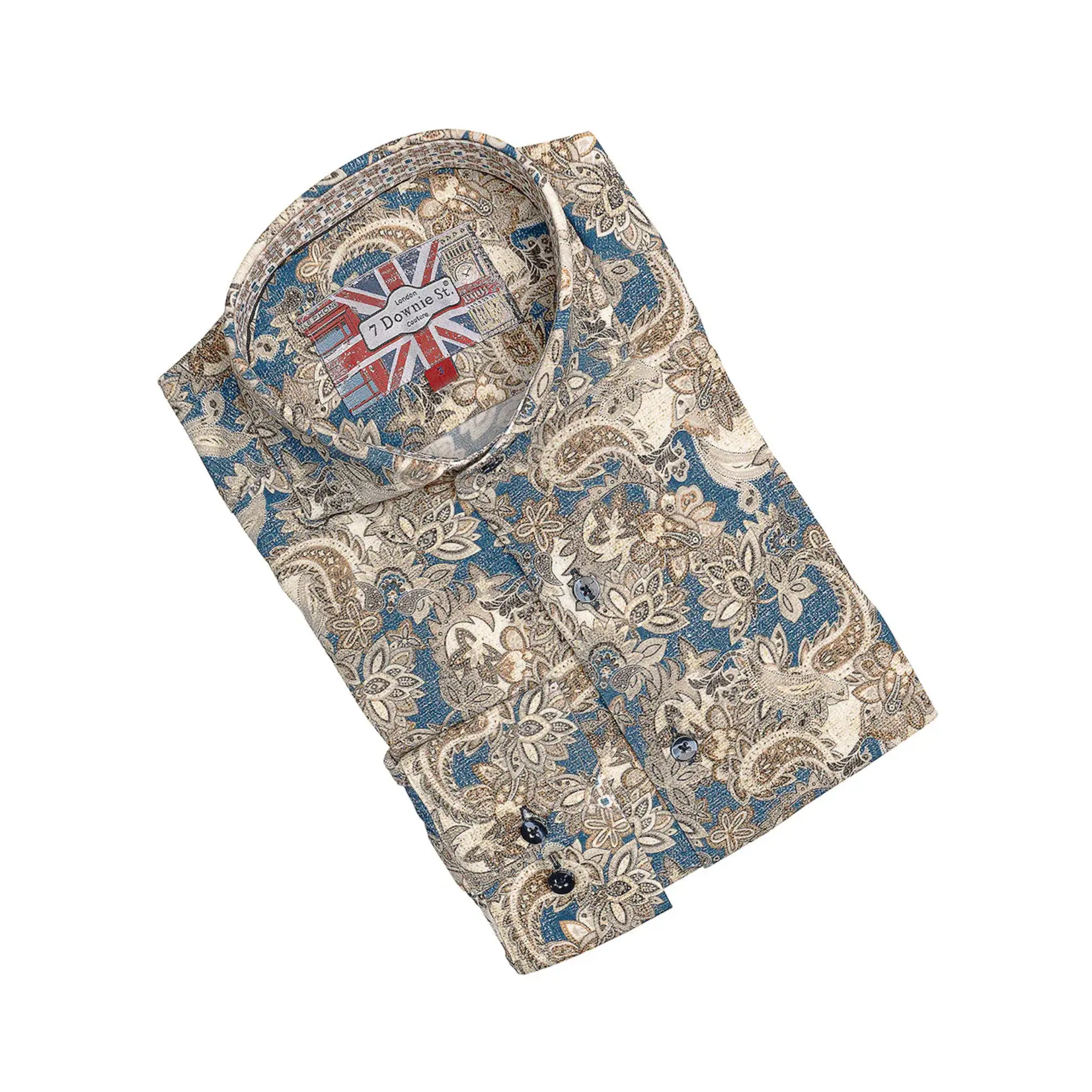 7 Downie F24 Sportshirt Paisley