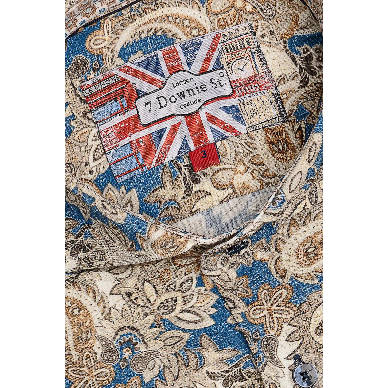 7 Downie F24 Sportshirt Paisley