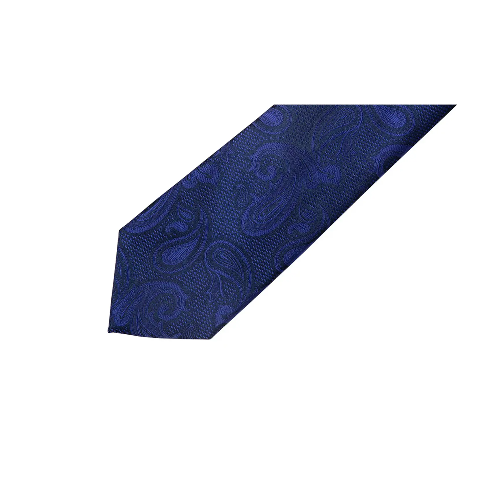 7 Downie Tie MP32-B10 Navy/Indigo - Reg Width 3"