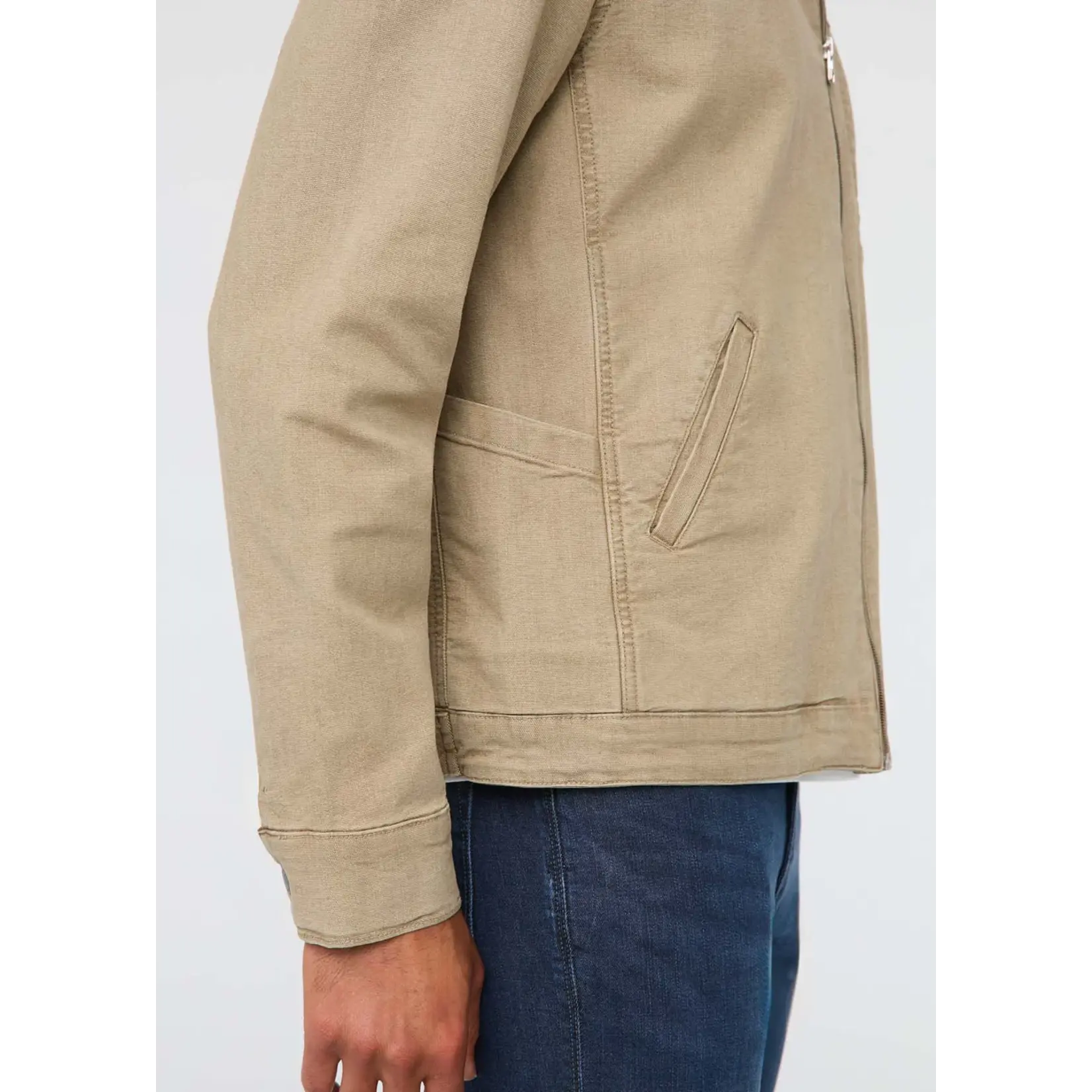 DU/ER DU/ER MOMR1027 Canvas Utility Jacket Tan
