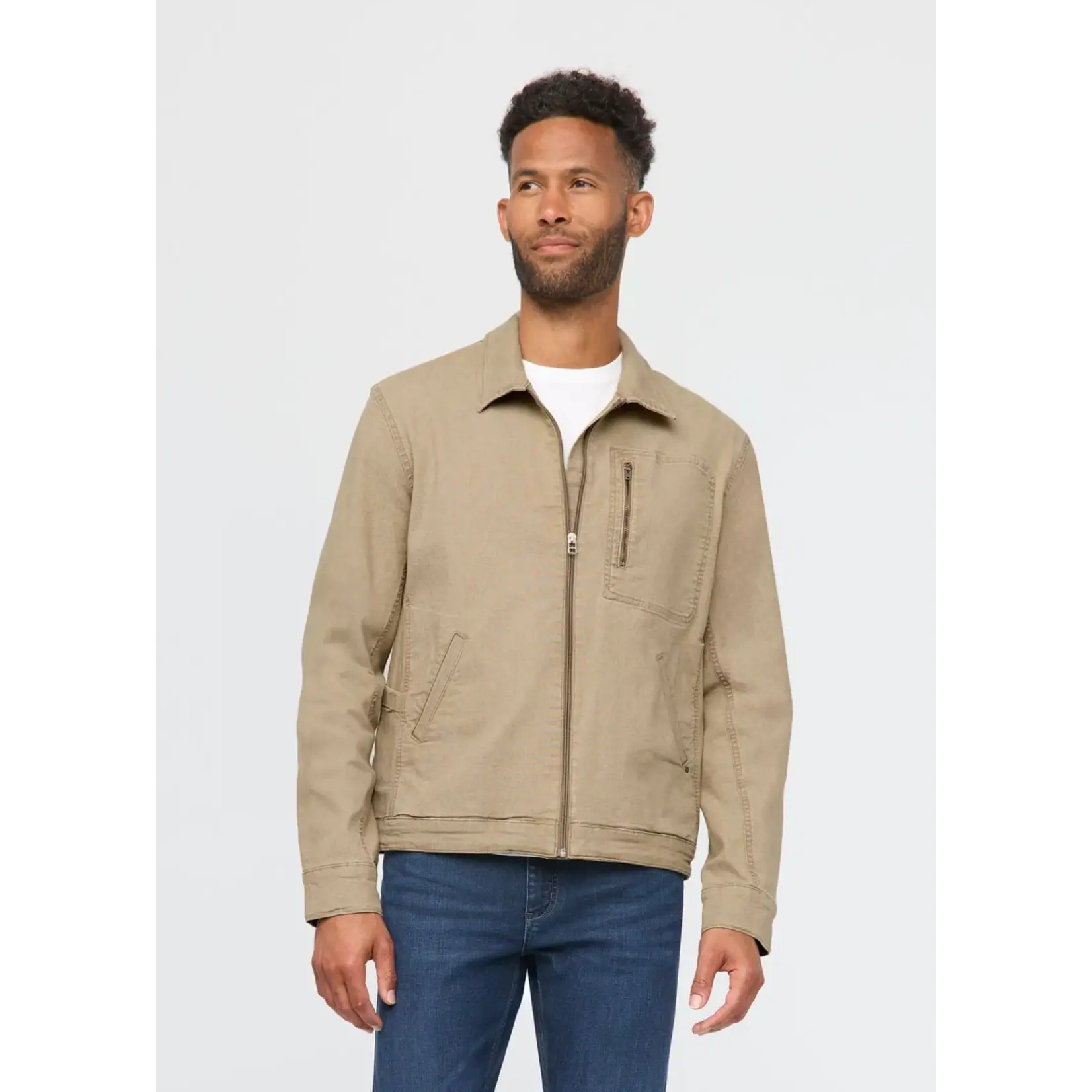 DU/ER DU/ER MOMR1027 Canvas Utility Jacket Tan