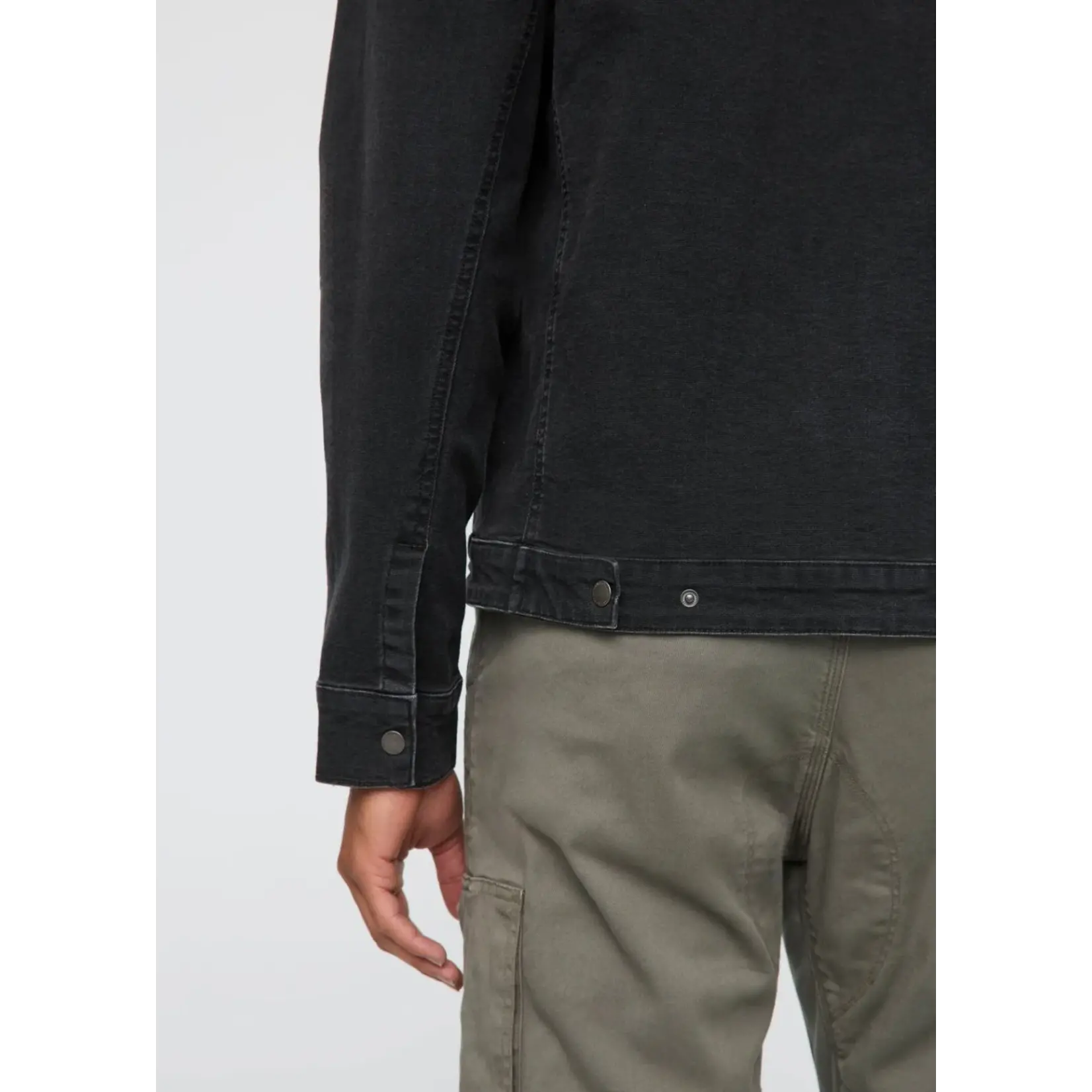 DU/ER DU/ER MOMR1027 Canvas Utility Jacket Black
