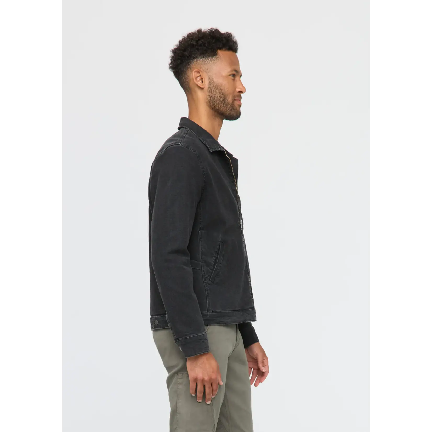 DU/ER DU/ER MOMR1027 Canvas Utility Jacket Black