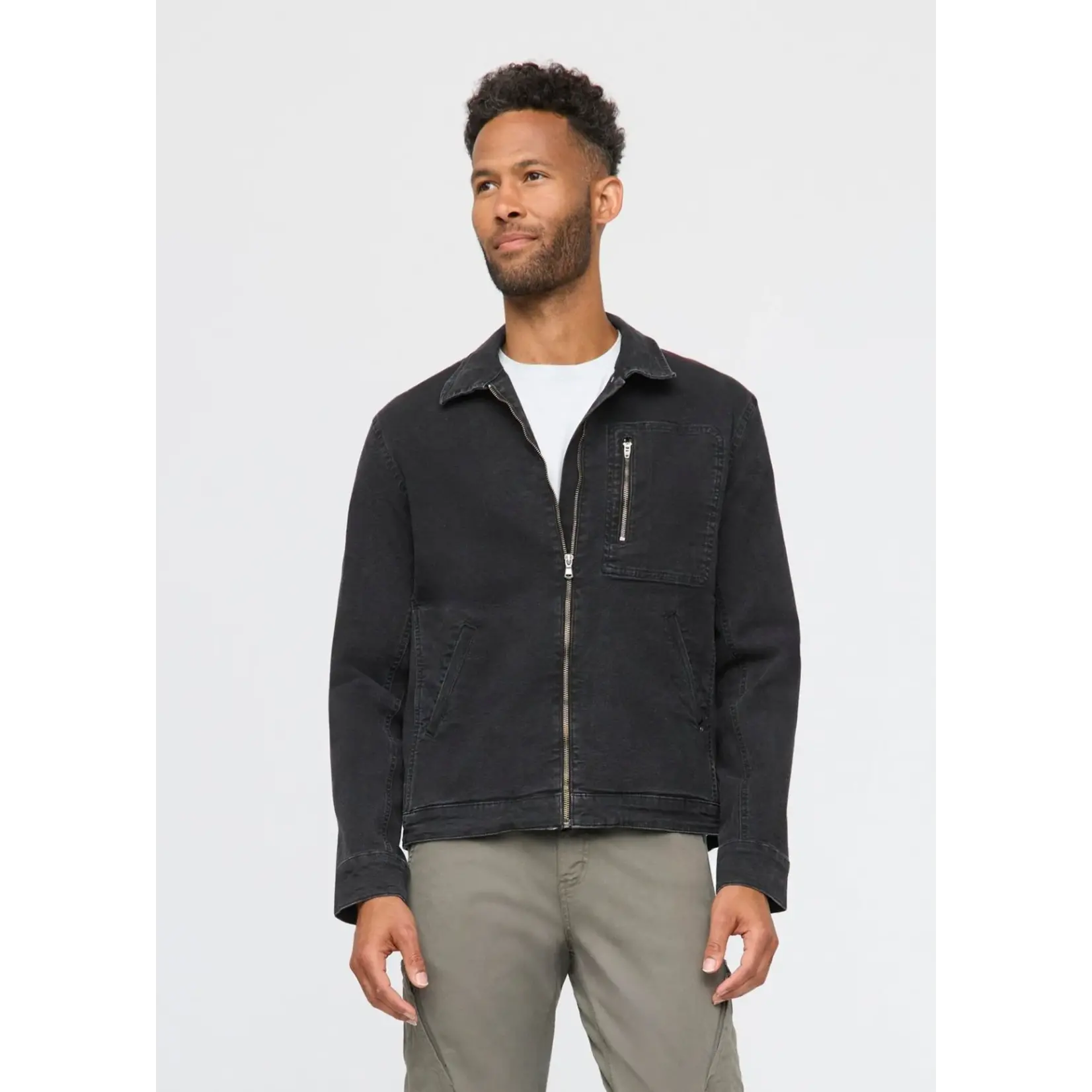 DU/ER DU/ER MOMR1027 Canvas Utility Jacket Black