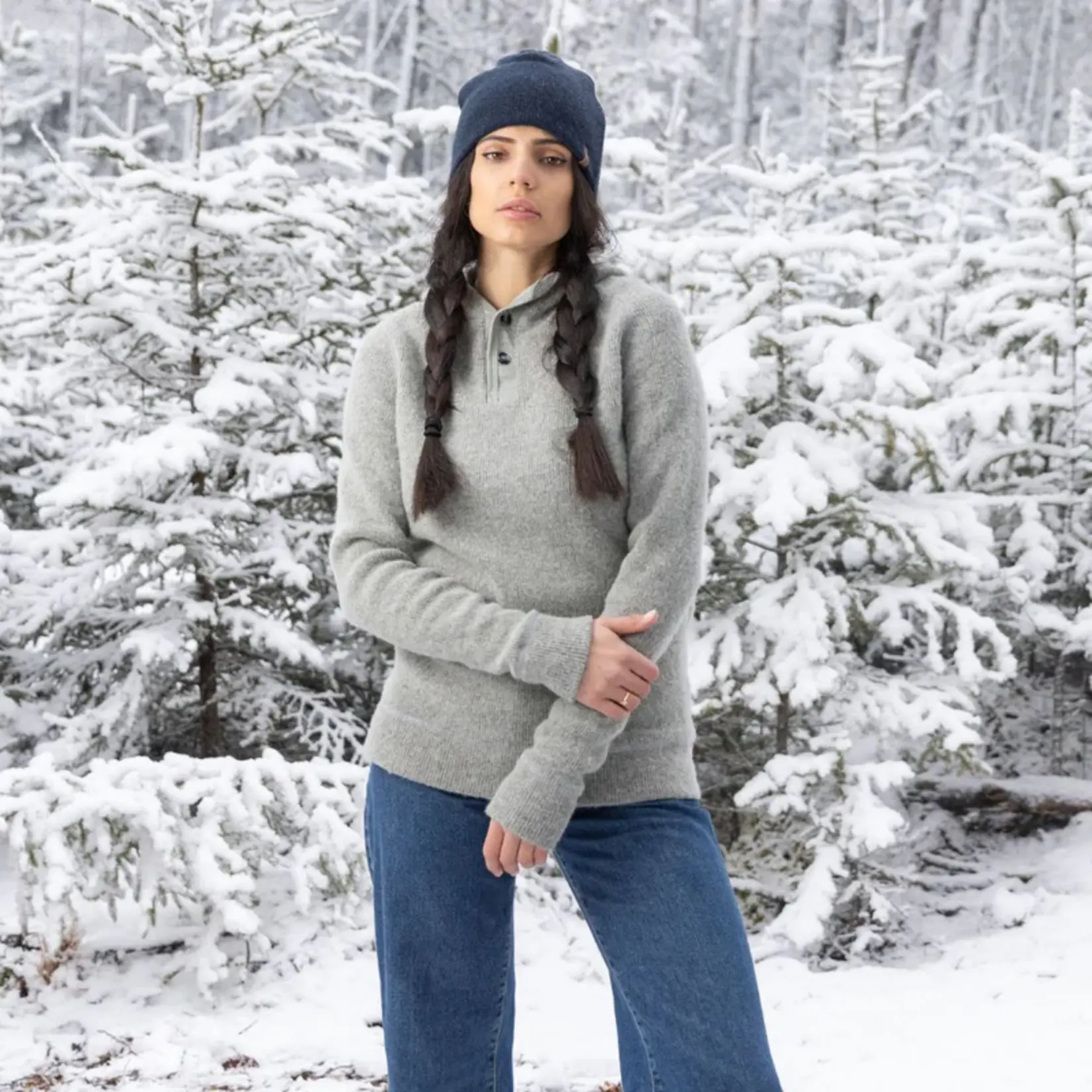 Stanfield's Stanfield's F24 1301 Hooded Henley