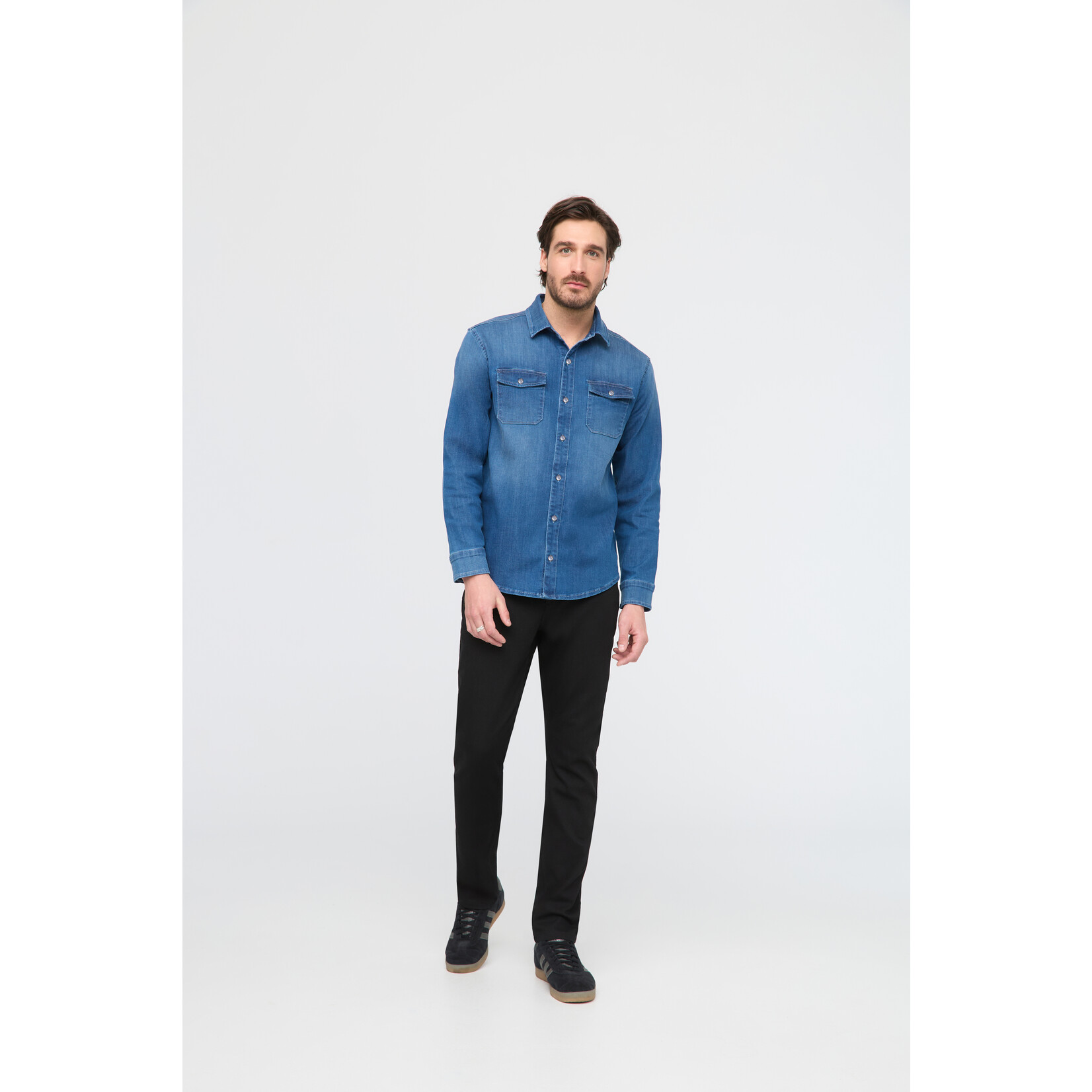 DU/ER DU/ER S25 MCWR4507 Denim Shirt - Haze Indigo