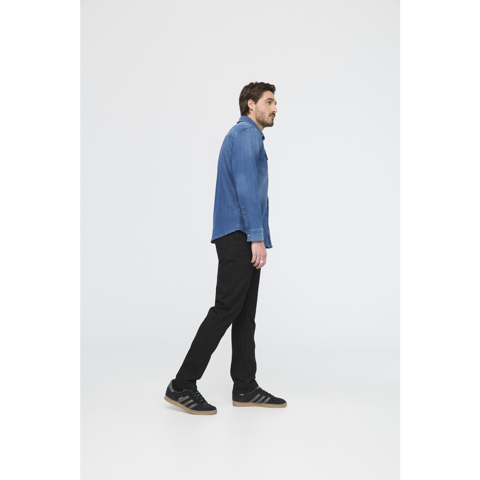 DU/ER DU/ER S25 MCWR4507 Denim Shirt - Haze Indigo