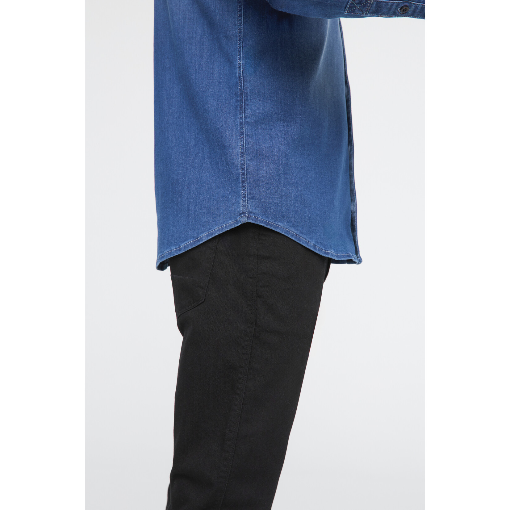 DU/ER DU/ER S25 MCWR4507 Denim Shirt - Haze Indigo
